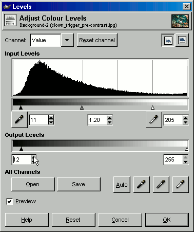 Output Levels